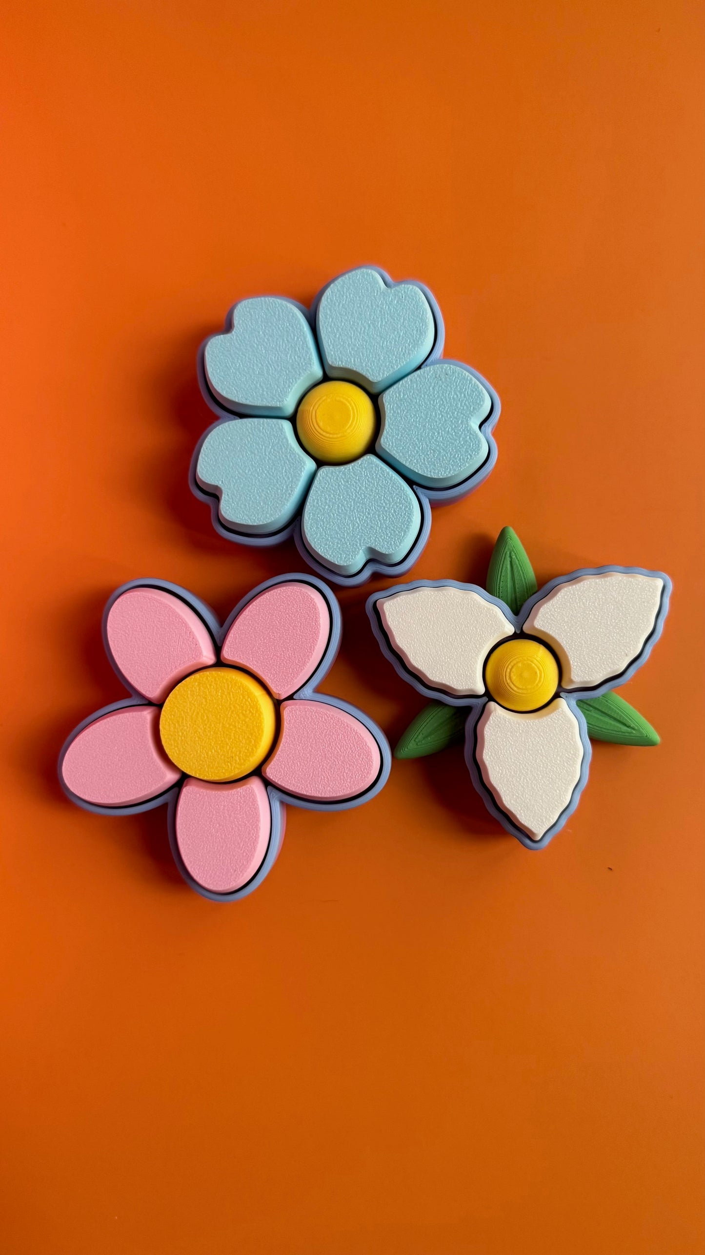 Flower Clickers and spinners