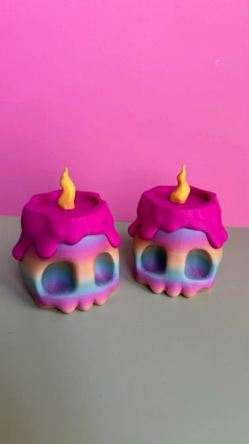 Skull Candle Jar