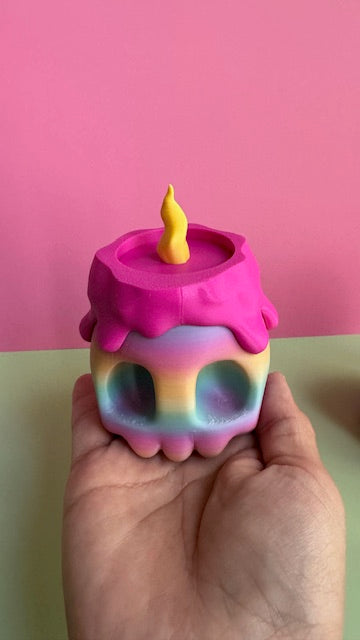 Skull Candle Jar